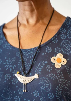 Accessoarer-Gudrun Sjödén Brosch 