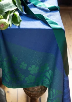 Dukar|Kök & Matplats-Gudrun Sjödén Duk "Baluns" i ekologisk bomull Midnattsblå
