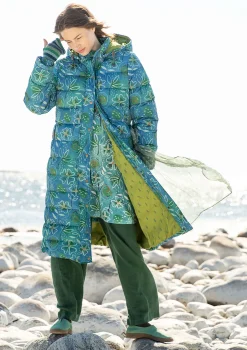 Kappor & Jackor-Gudrun Sjödén Dunkappa "Bhumika" återvunnen polyester/dun Indigofera