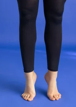 Accessoarer|Leggings-Gudrun Sjödén Enfärgade leggings i återvunnen polyamid Svart