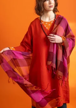Accessoarer-Gudrun Sjödén Garnfärgad sjal 