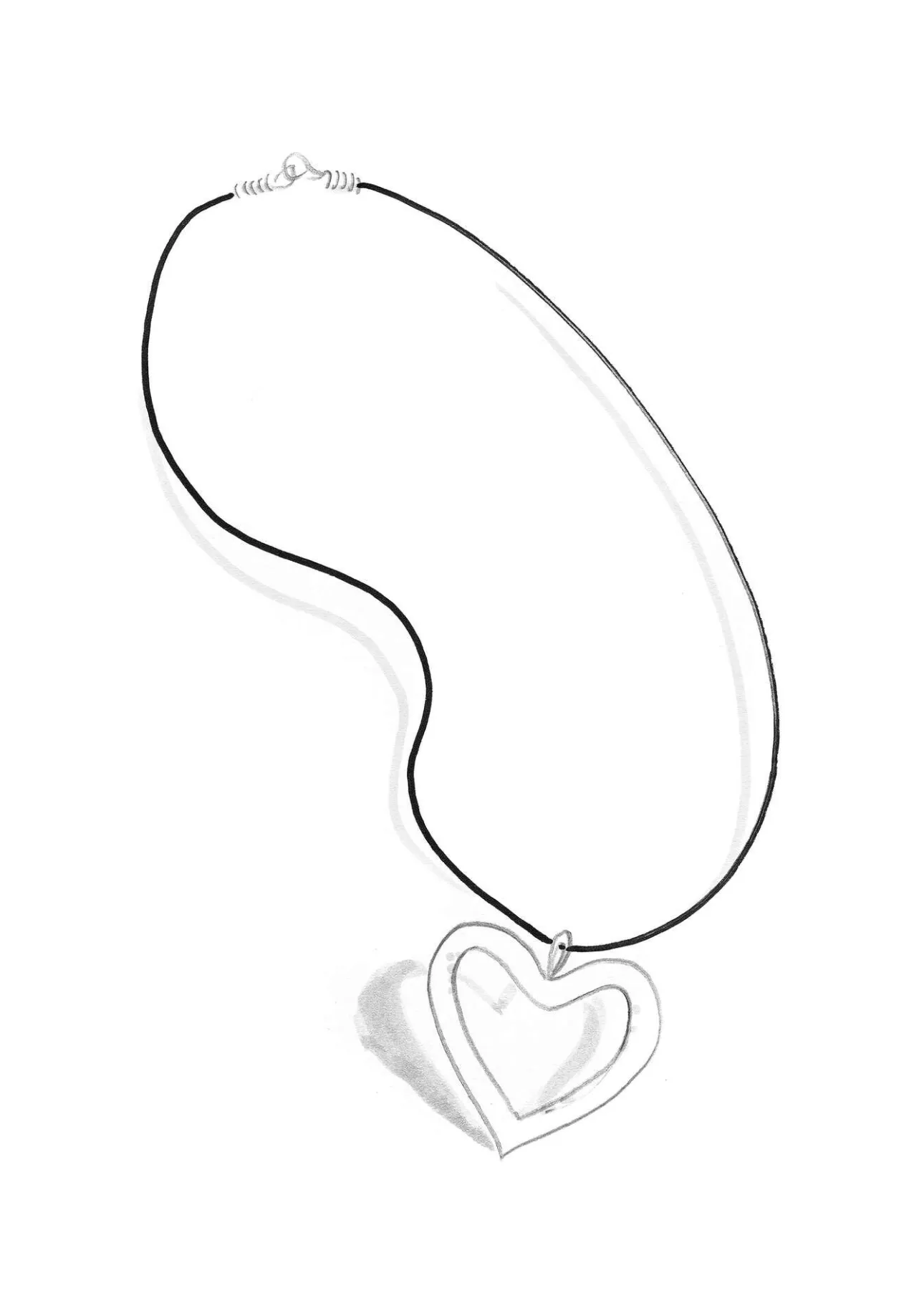 Accessoarer-Gudrun Sjödén Halsband "Anita" i Silver