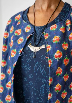 Accessoarer-Gudrun Sjödén Halsband "Bird" i Silver