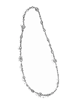 Accessoarer-Gudrun Sjödén Halsband "Jane" i återvunna glaspärlor Lupin