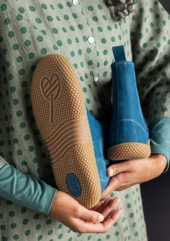 Skor-Gudrun Sjödén Känga i nubuck Petrol