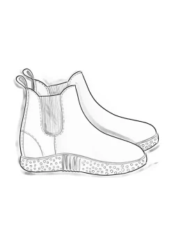 Skor-Gudrun Sjödén Känga i nubuck Svart