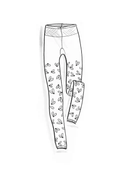 Accessoarer|Leggings-Gudrun Sjödén Leggings "Fjät" i återvunnen polyamid Svart