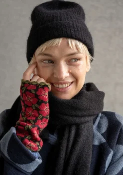 Accessoarer-Gudrun Sjödén Mössa i alpackamix Svart