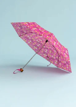 Accessoarer-Gudrun Sjödén Paraply "Peggy" i återvunnen polyester Hibiskus