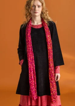 Accessoarer-Gudrun Sjödén Sjal "Hedda" i ekologisk bomull Granatäpple/cerise