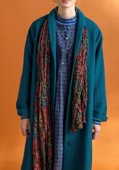 Accessoarer-Gudrun Sjödén Sjal "Hedda" i ekologisk bomull Franskrost