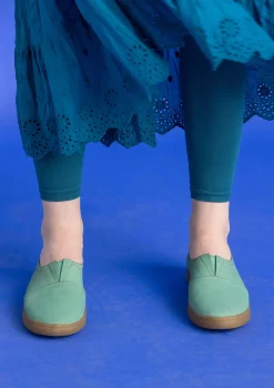 Skor-Gudrun Sjödén Sko i nubuck Malakit