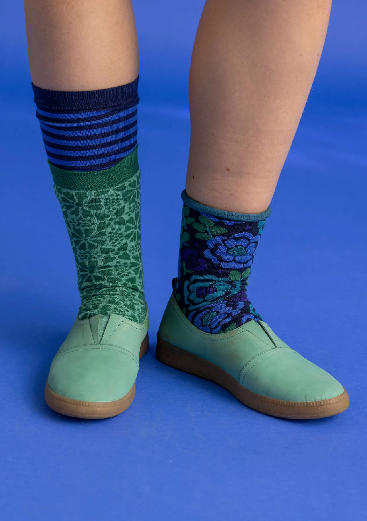 Skor-Gudrun Sjödén Sko i nubuck Malakit