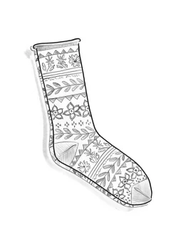 Accessoarer-Gudrun Sjödén Socka "Twinkle" i ullfrotté Oblekt