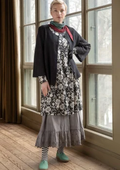 Klänningar-Gudrun Sjödén Trikåklänning "Höstanemone" i ekologisk bomull/modal Svart