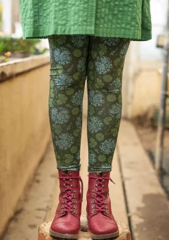 Leggings-Gudrun Sjödén Trikåleggings "Pelargon" i lyocell/elastan Pinje