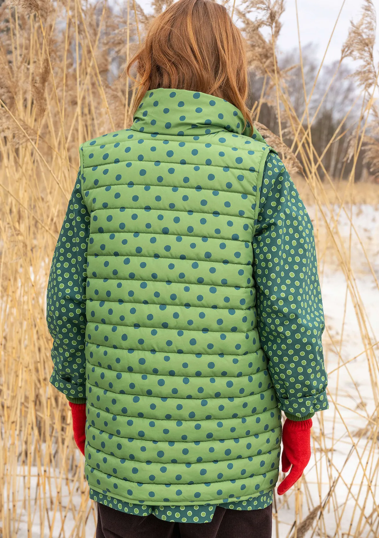 Västar-Gudrun Sjödén Väst "Susan" i återvunnen polyester Kaktus