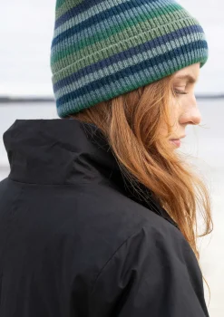 Kappor & Jackor-Gudrun Sjödén Vävd parkas "Lucy" i ekologisk bomull Svart