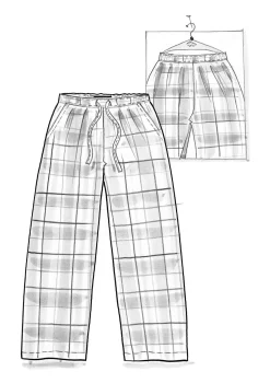 Byxor-Gudrun Sjödén Vävd pyjamasbyxa