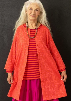 Tunikor-Gudrun Sjödén Vävd tunika "Monika" i ekologisk bomull Lavaröd